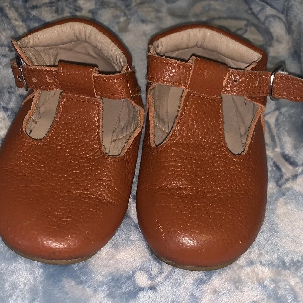 Adorable Tan Baby Walker Shoes